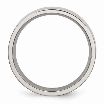 Titanium Flat 6mm Brushed Band
