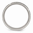 Titanium Flat 8mm Laser Design Brushed Band