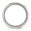 Titanium Flat 8mm Laser Design Brushed Band