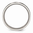 Titanium Flat 8mm Laser Design Brushed Band