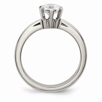 Titanium CZ Ring