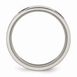 Titanium Flat 8mm Laser Design Polished Band