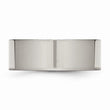 Titanium Flat 8mm Polished Band