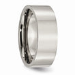 Titanium Flat 8mm Polished Band