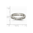 Titanium 4mm Brushed Band