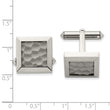 Titanium Hammered Cuff Links