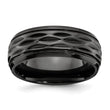 Black Zirconium Polished and D/C 8mm Band