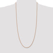 14K Rose Gold 16 inch 1.75mm Diamond-cut Rope with Lobster Clasp Chain