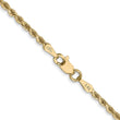 Sophia Jewelers 14K Gold 16 Diamond-Cut Rope Chain Necklace - 28
