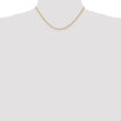 Sophia Jewelers 14K Gold 16 Diamond-Cut Rope Chain Necklace - 28