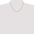 Sophia Jewelers 14K Gold 16 Diamond-Cut Rope Chain Necklace - 28