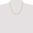 Sophia Jewelers 14K Gold 16 Diamond-Cut Rope Chain Necklace - 28