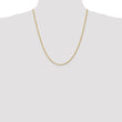 Sophia Jewelers 14K Gold 16 Diamond-Cut Rope Chain Necklace - 28
