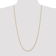 Sophia Jewelers 14K Gold 16 Diamond-Cut Rope Chain Necklace - 28