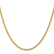 14K 16 inch 2.75mm Regular Rope with Lobster Clasp Chain