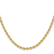 14k 3.3mm Regular Rope Chain