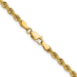 14k 3.3mm Regular Rope Chain