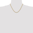 14k 3.3mm Regular Rope Chain