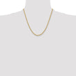 14k 3.3mm Regular Rope Chain