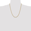 14k 3.3mm Regular Rope Chain