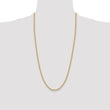 14k 3.3mm Regular Rope Chain