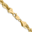 Sophia Jewelers 14K Gold Polished Rope Necklace with Lobster Clasp - 20