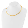 14K 6mm Lightweight Domed Omega Necklace