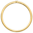14K 8mm Lightweight Domed Omega Necklace