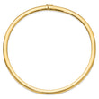 14K 8mm Lightweight Domed Omega Necklace