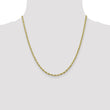 10k 2.8mm Semi-Solid Rope Chain