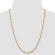 10k 2.8mm Semi-Solid Rope Chain