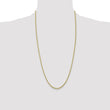 10k 2.8mm Semi-Solid Rope Chain