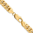 10k 7.3mm Semi-Solid Miami Cuban Chain