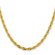 10k 4.75mm Semi-Solid Rope Chain