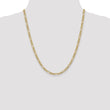 10k 4.2mm Semi-Solid Figaro Chain