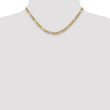 10k 5.35mm Semi-Solid Figaro Chain