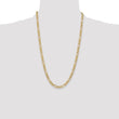 10k 6.25mm Semi-Solid Figaro Chain