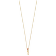 10K Tri-Color Black Hills Gold Necklace with Diamond Accent Elegant Charm