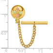 10k w/12K Accents Black Hills Gold Cross Tie Tac