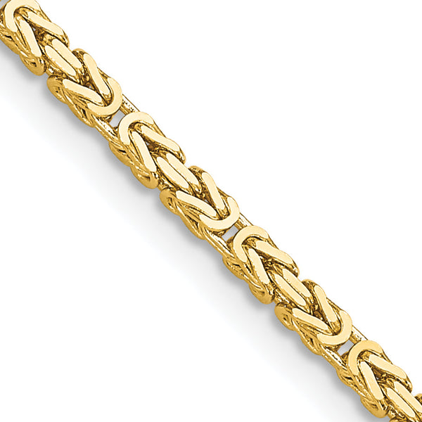 10K 2mm Byzantine Chain