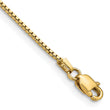10k .95mm Box Chain Anklet