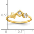 10K CZ Ring