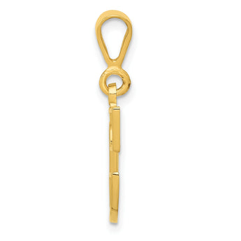10k Initial C Pendant - Birthstone Company