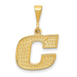 10k Initial C Pendant
