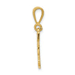 10KY Initial F Pendant