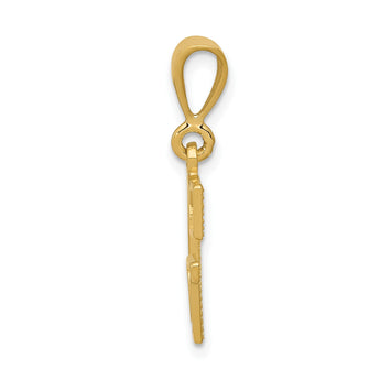 10KY Initial G Pendant - Birthstone Company