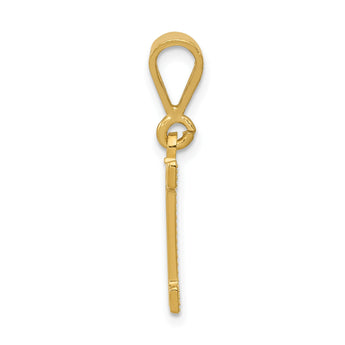 10KY Initial I Pendant - Birthstone Company