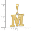 10KY Initial M Pendant