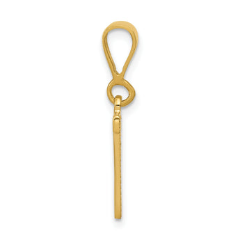 10KY Initial N Pendant - Birthstone Company
