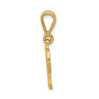 10KY Initial P Pendant - Birthstone Company
